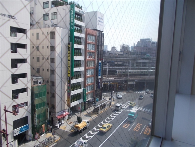 「神田駅」を望む眺望