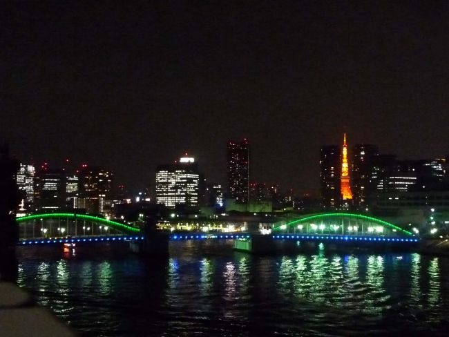 東京タワーを望む夜景