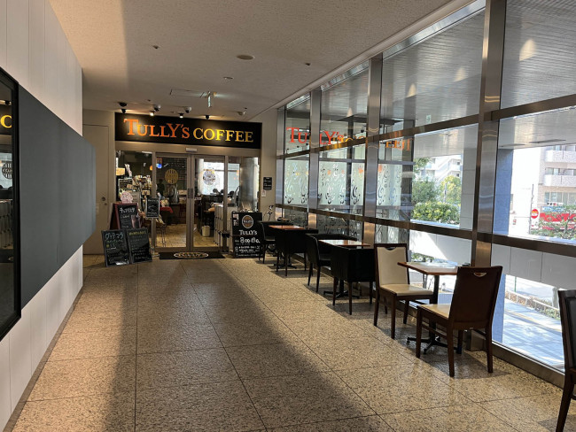 2階にあるタリーズコーヒー錦糸町アルカウエスト店