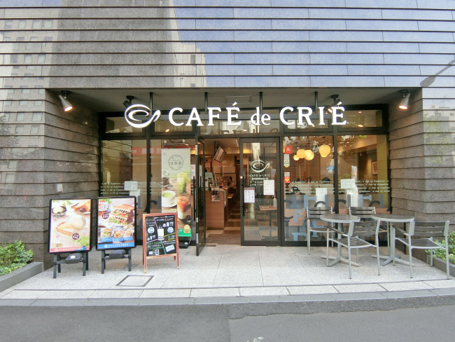 徒歩2分のカフェ・ド・クリエ築地聖路加通り店