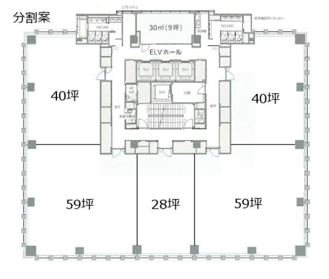 清和梅田ビル 5階 40 55坪 Officee