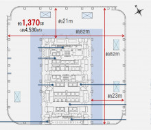 日本橋一丁目中地区第一種市街地再開発事業の図面