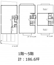 (仮)築地町ビルの図面