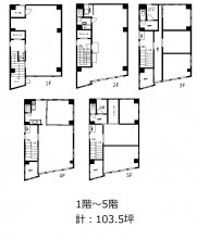 立花3丁目貸倉庫事務所の図面