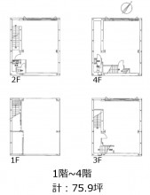古湊通1棟ビルの図面