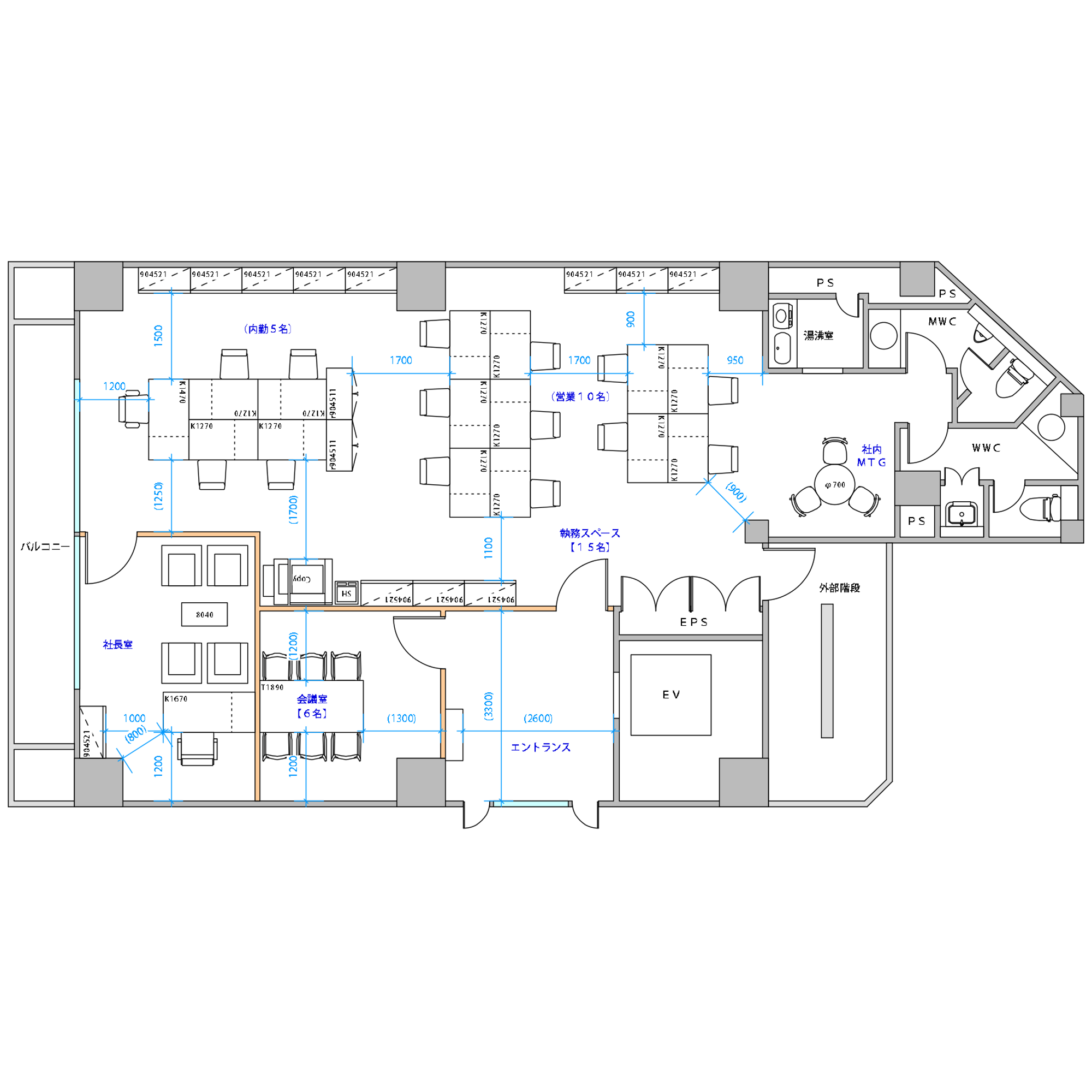 参考レイアウト