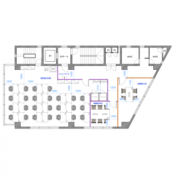 第3小池ビル（50坪）のレイアウト画像