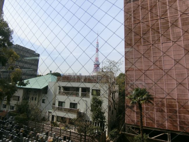 東京タワーが見える眺望