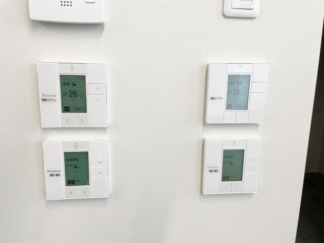 空調のスイッチ