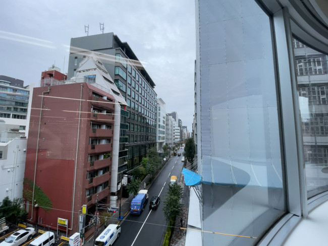 眺望(日本テレビ通り側)