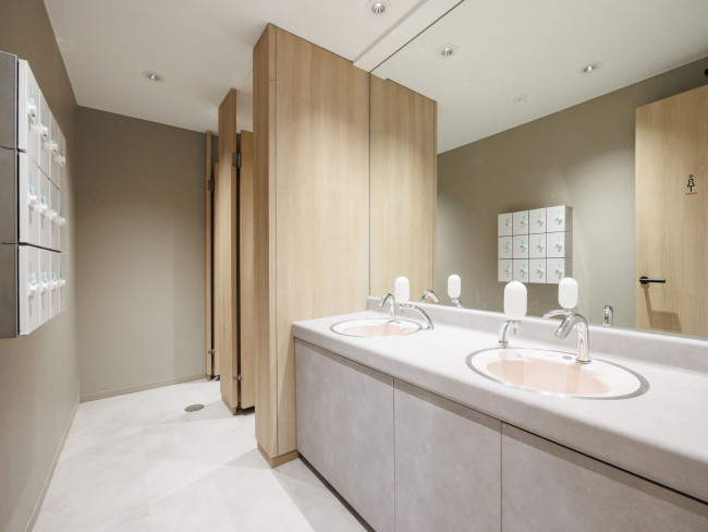 女性トイレ内の様子