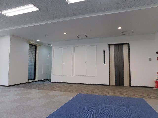 エレベーター前の様子