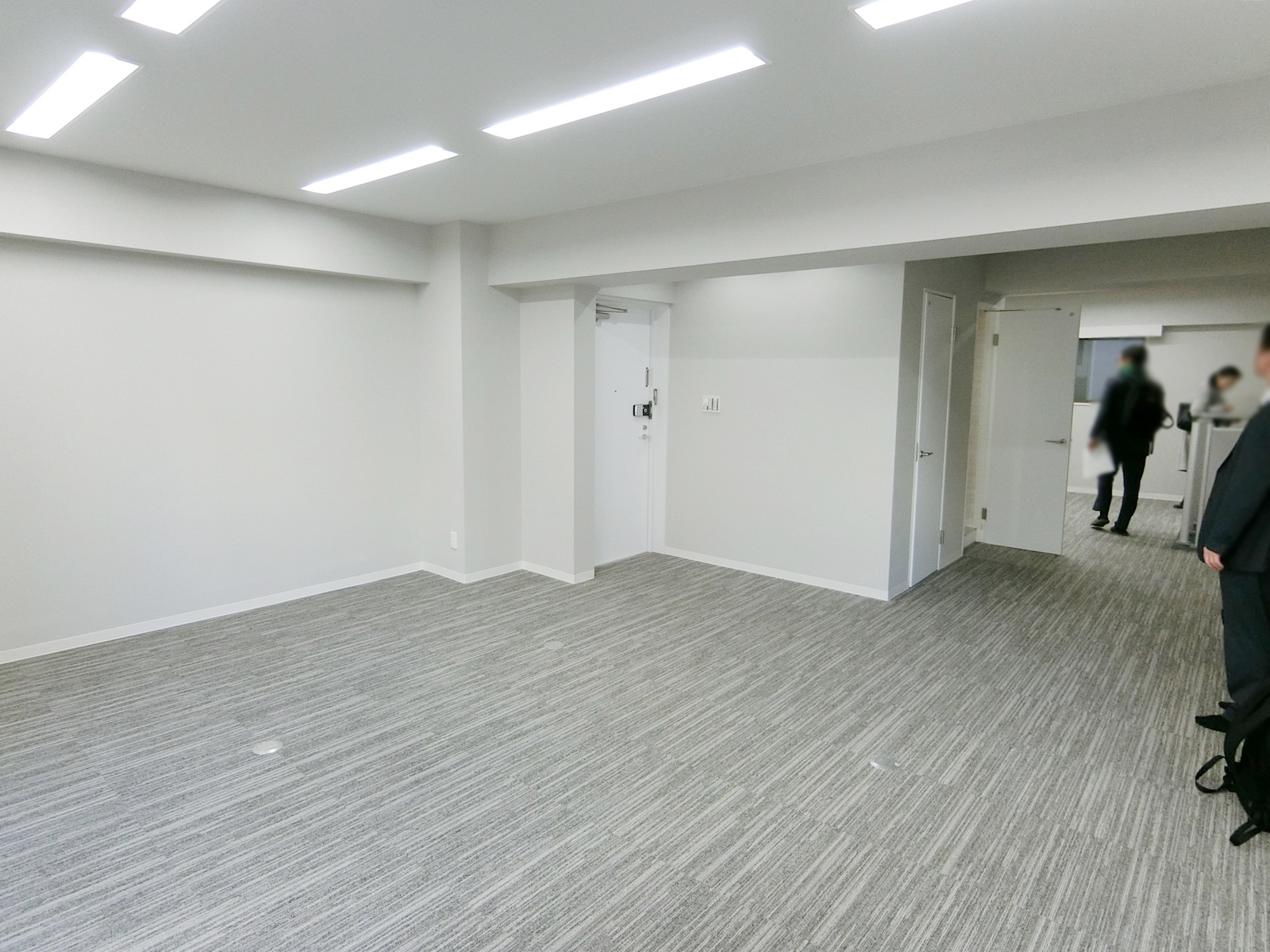 窓際から見た様子