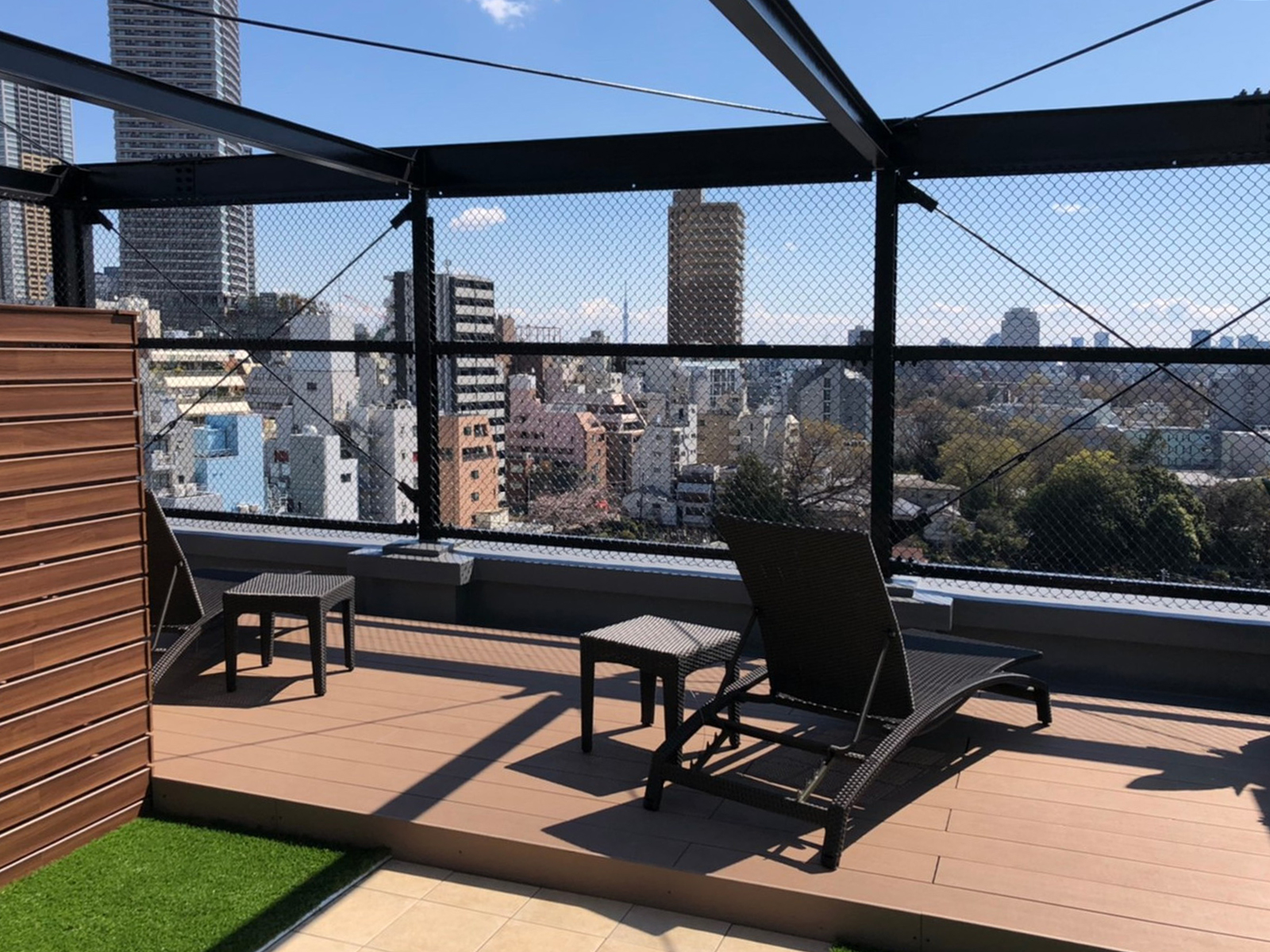 屋上の様子