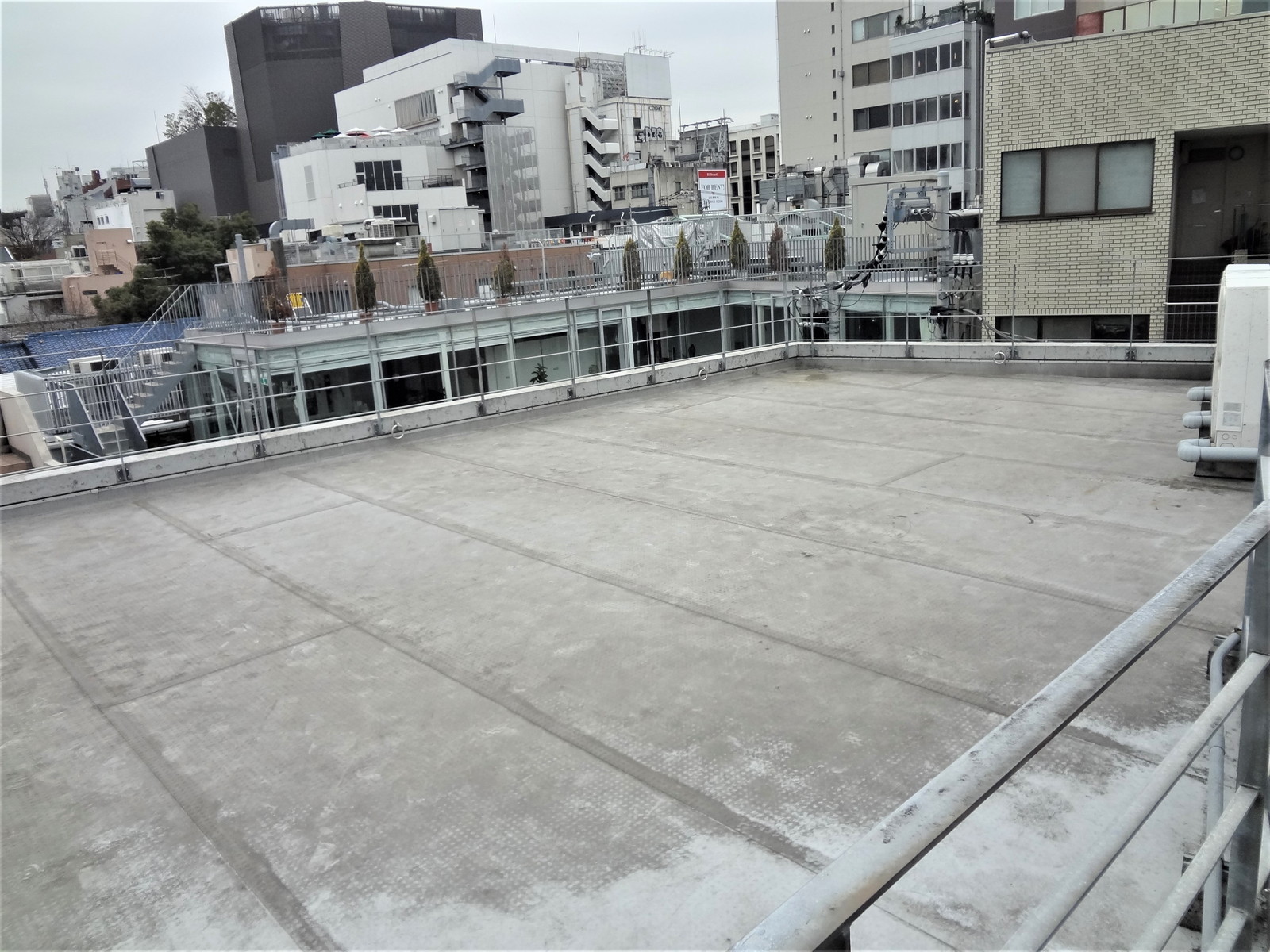 屋上の様子