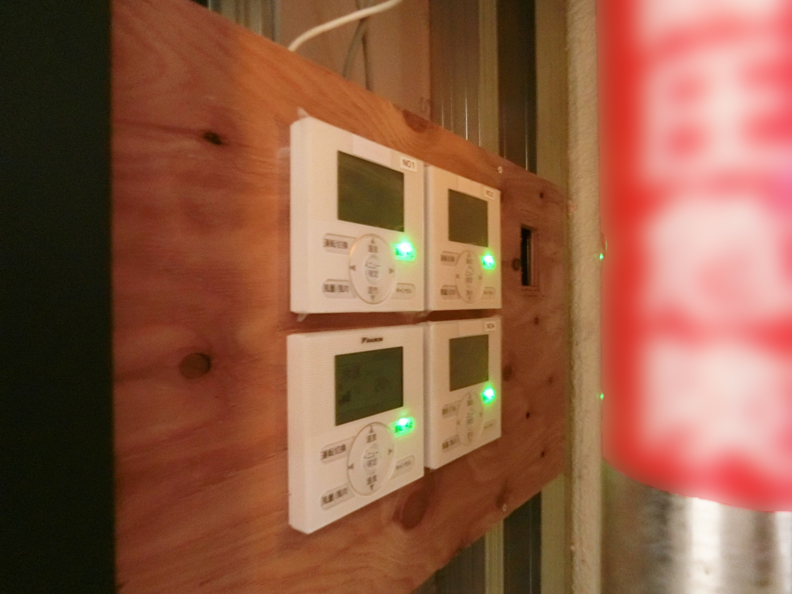 空調のスイッチ