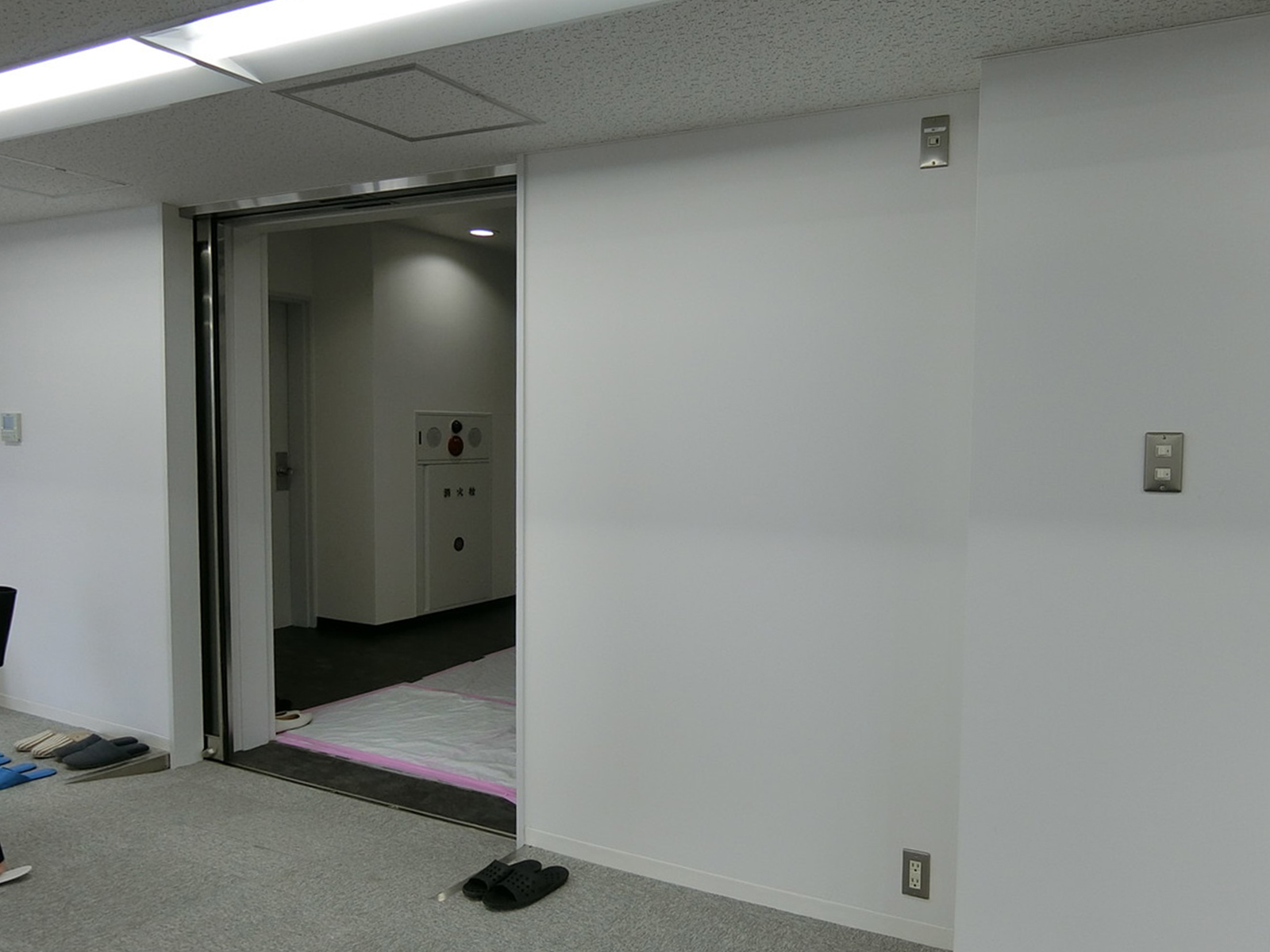 貸室出入口の様子