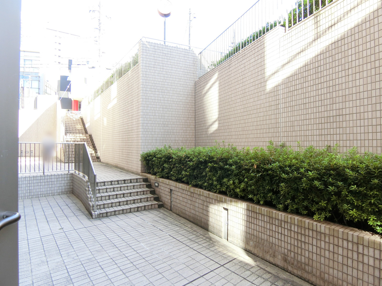 外の通路