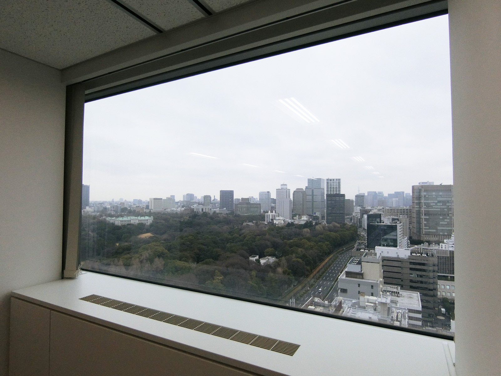 窓際の様子