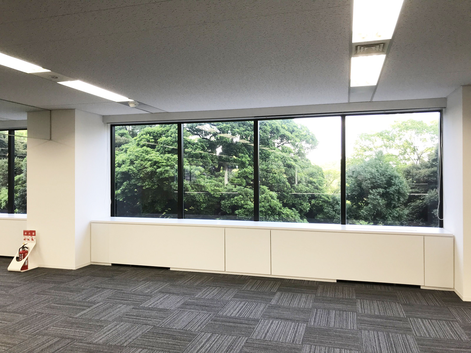 窓際の様子