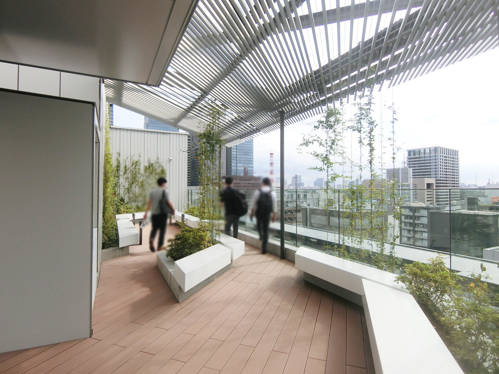 屋上の様子