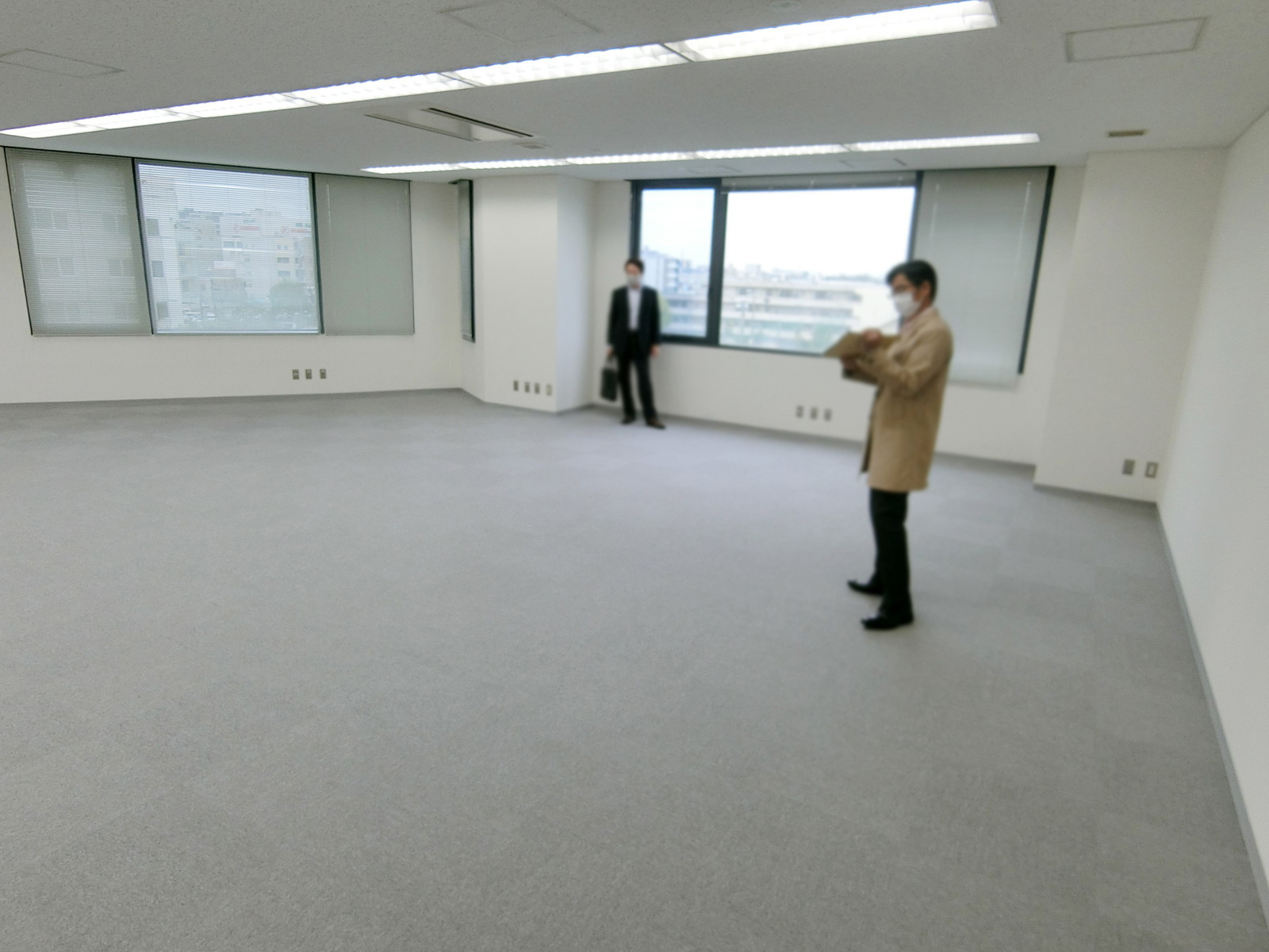 窓際の様子