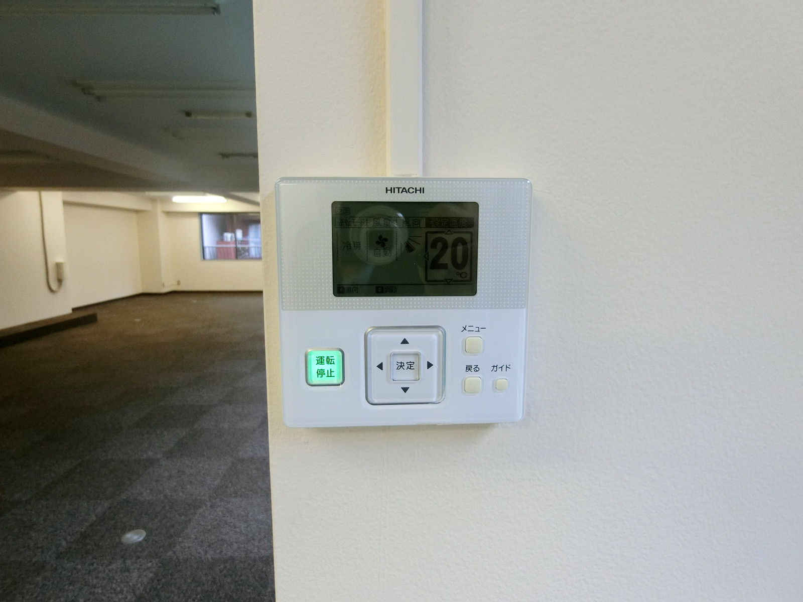 空調スイッチ類