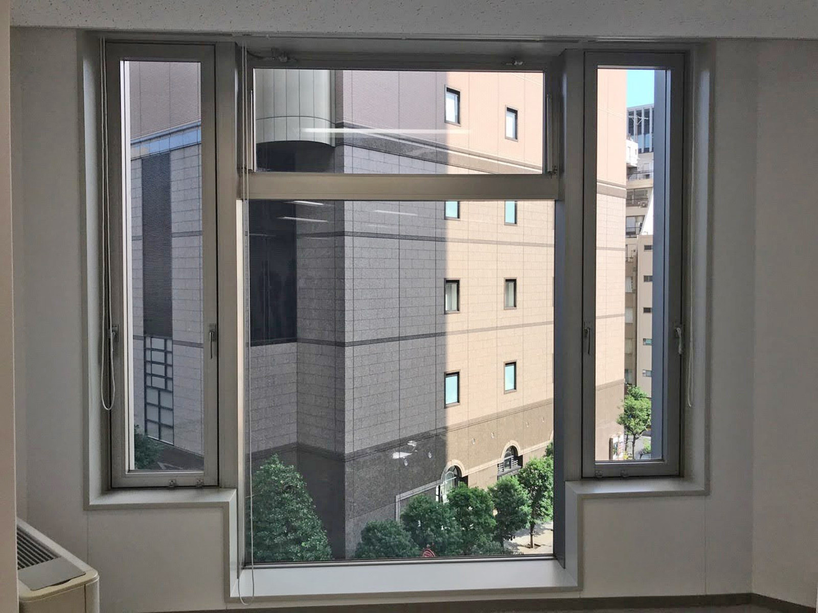 窓際の様子