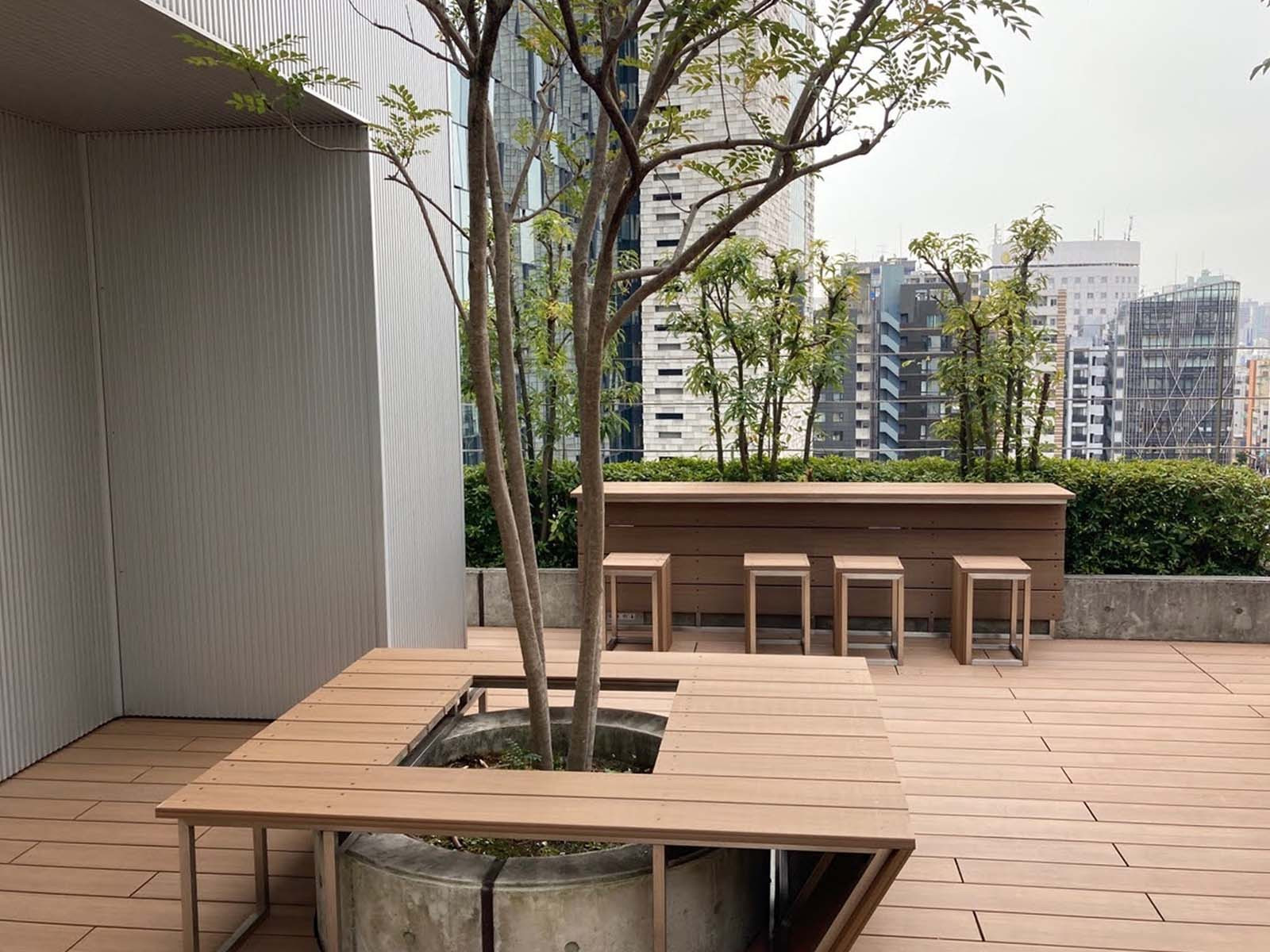 屋上テラス