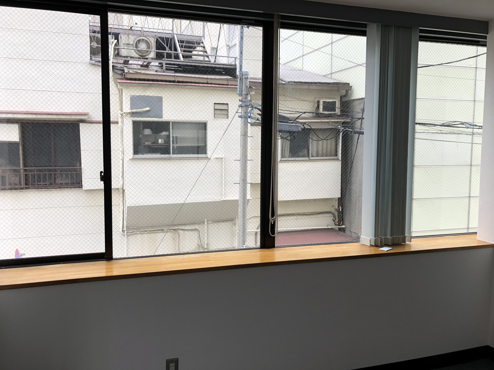 窓際の様子