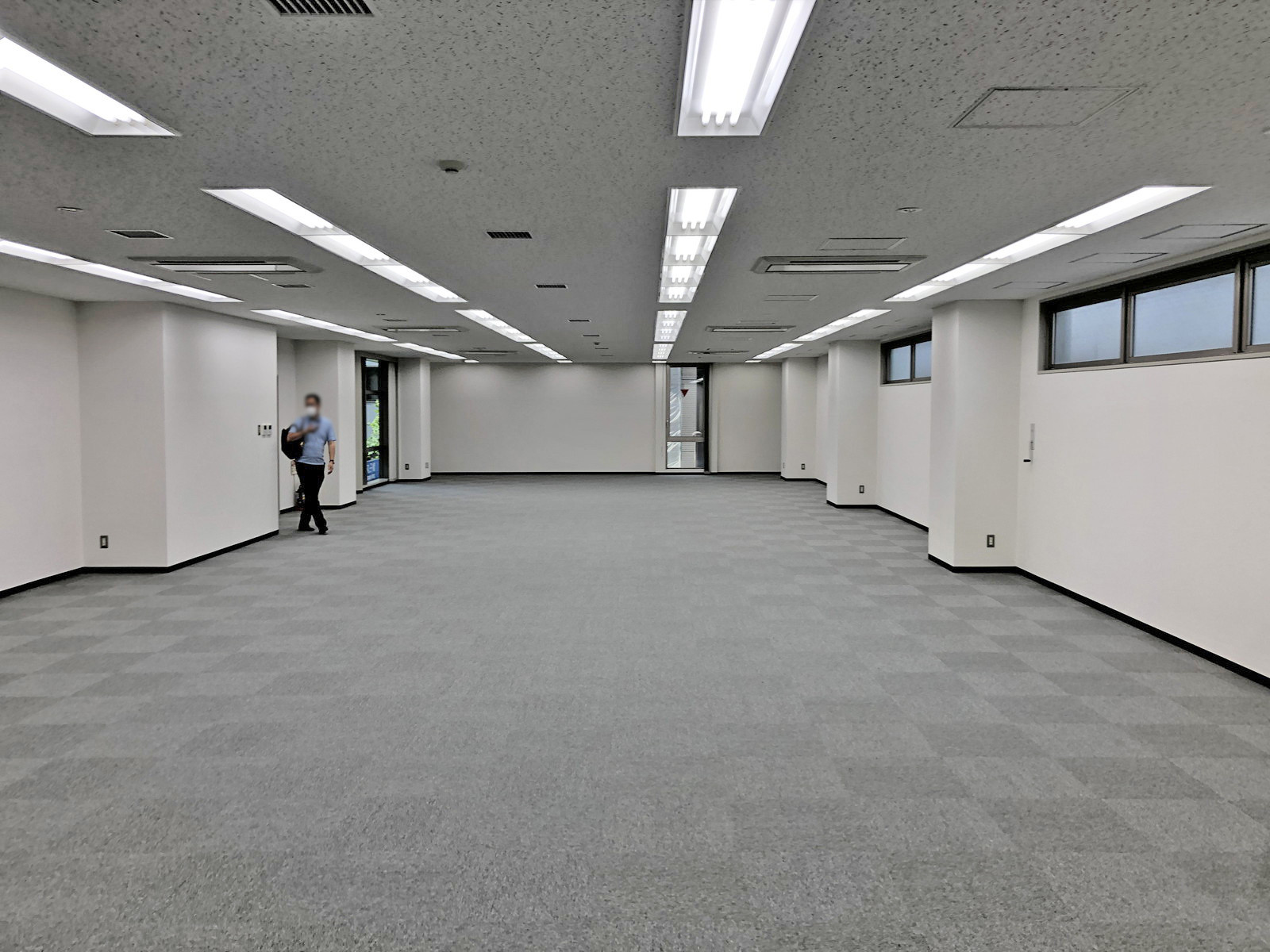 奥行きのあるフロア