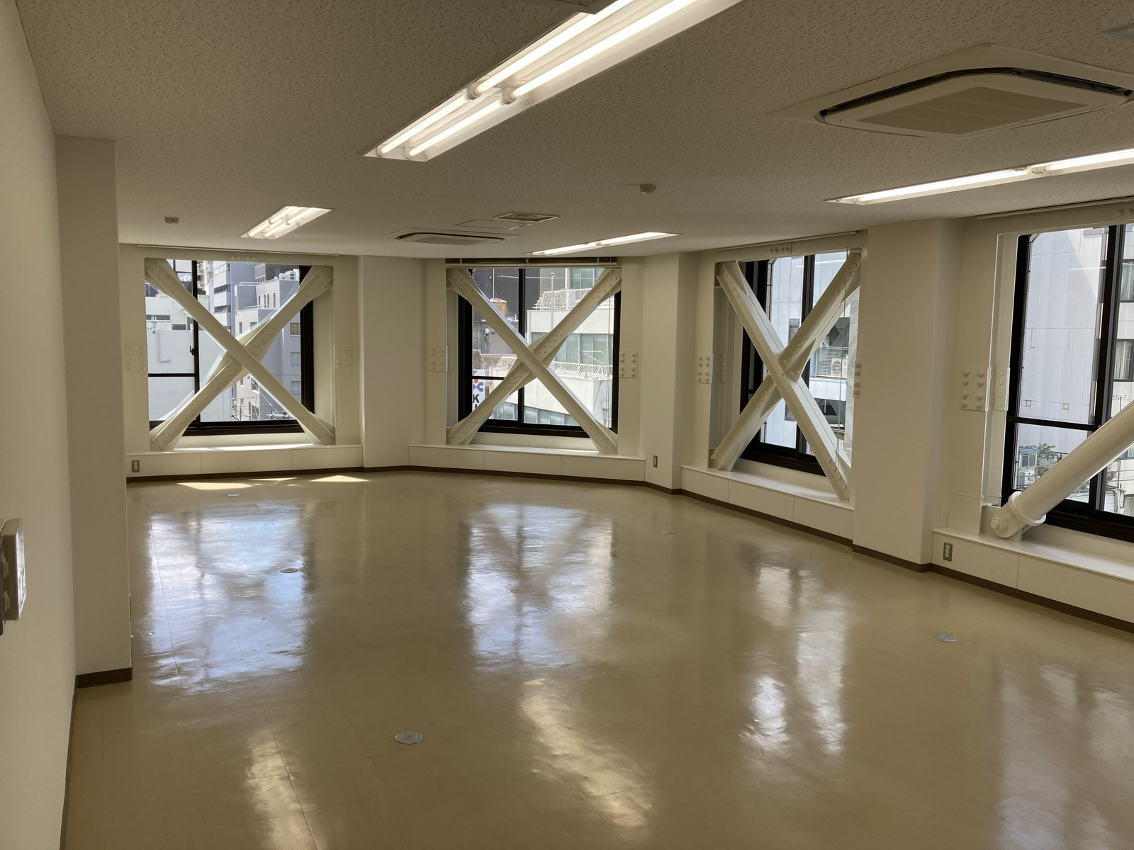 窓際の様子