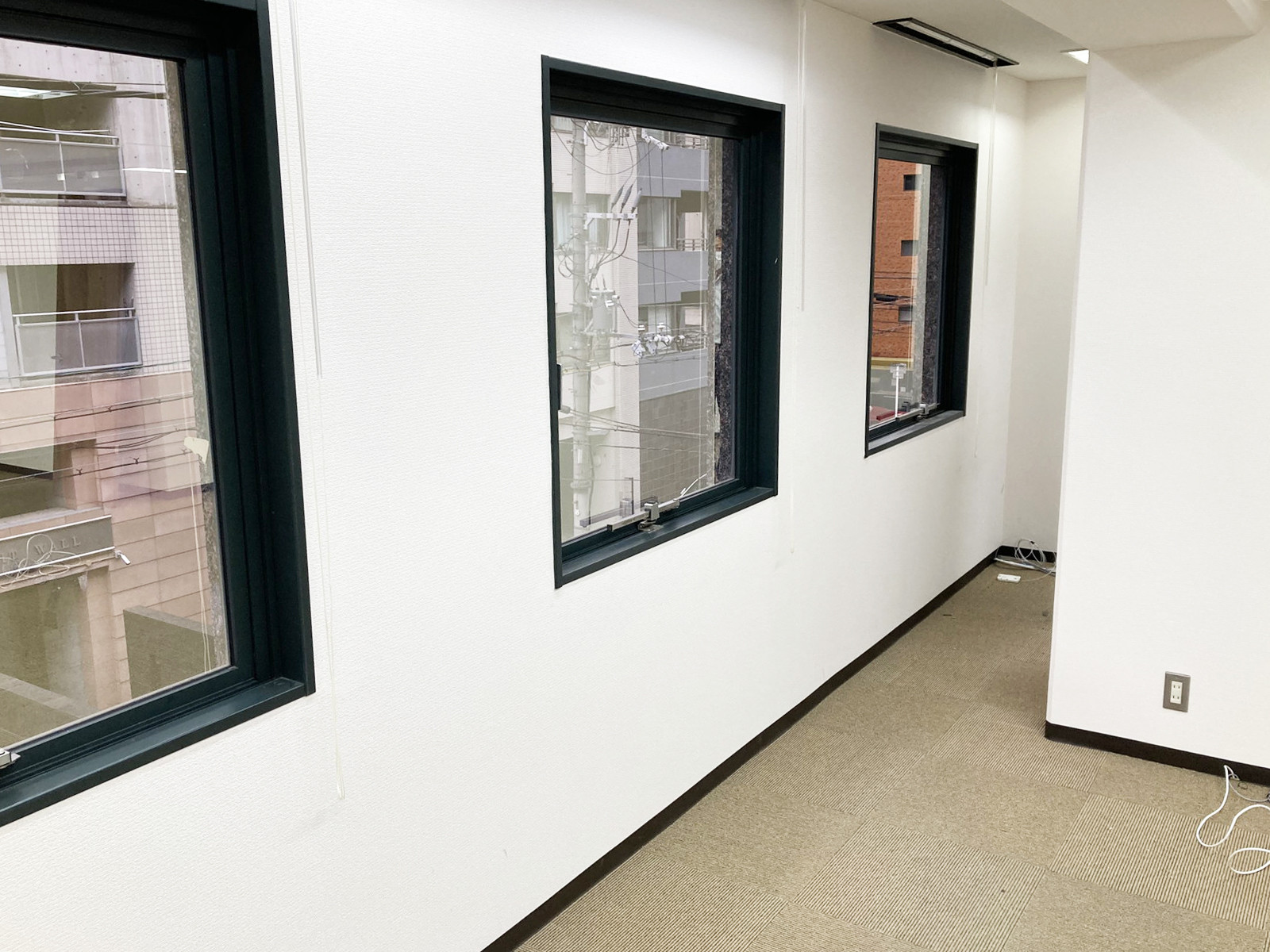 窓際の様子