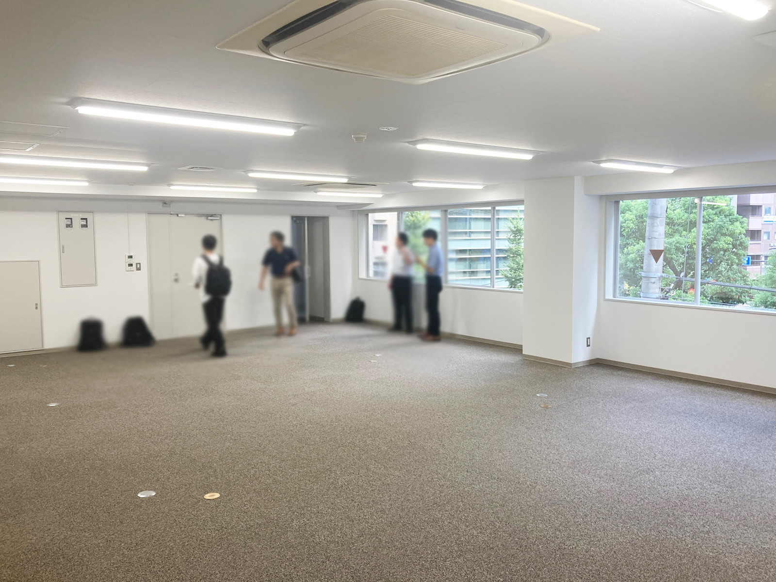 窓際の様子