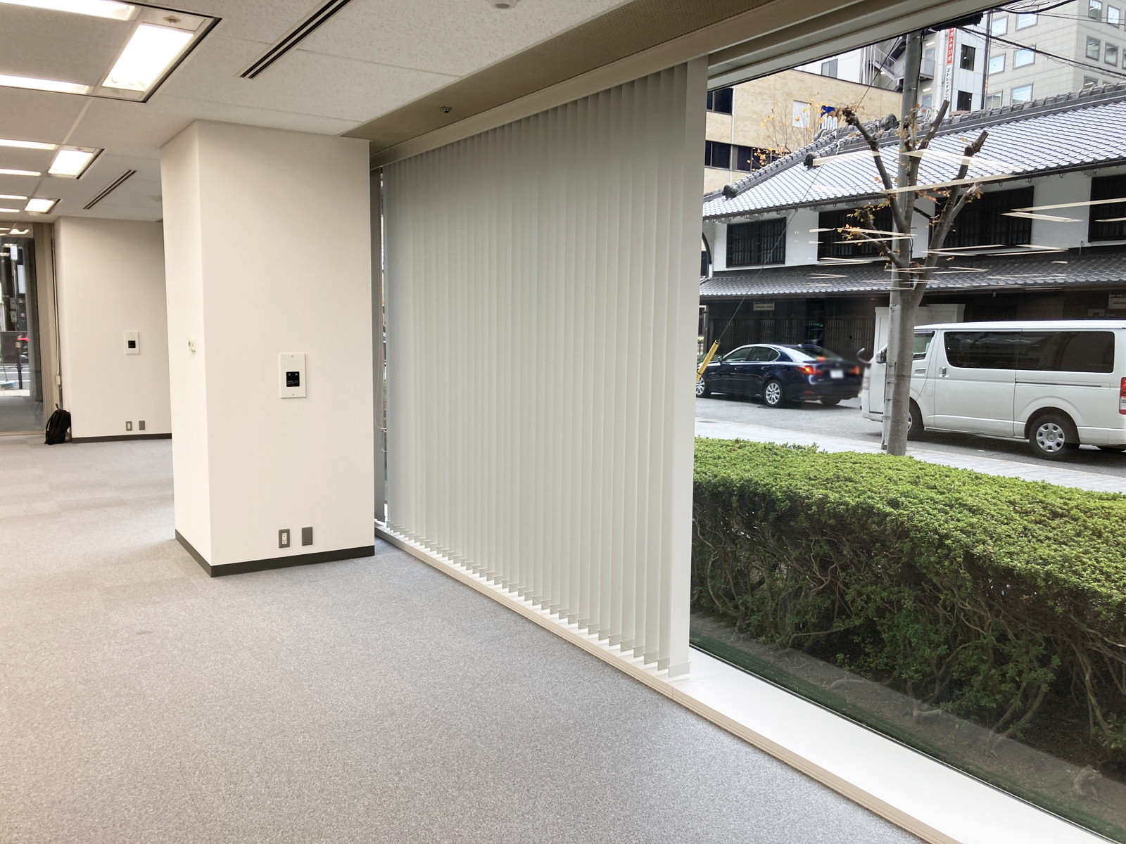 窓際の様子