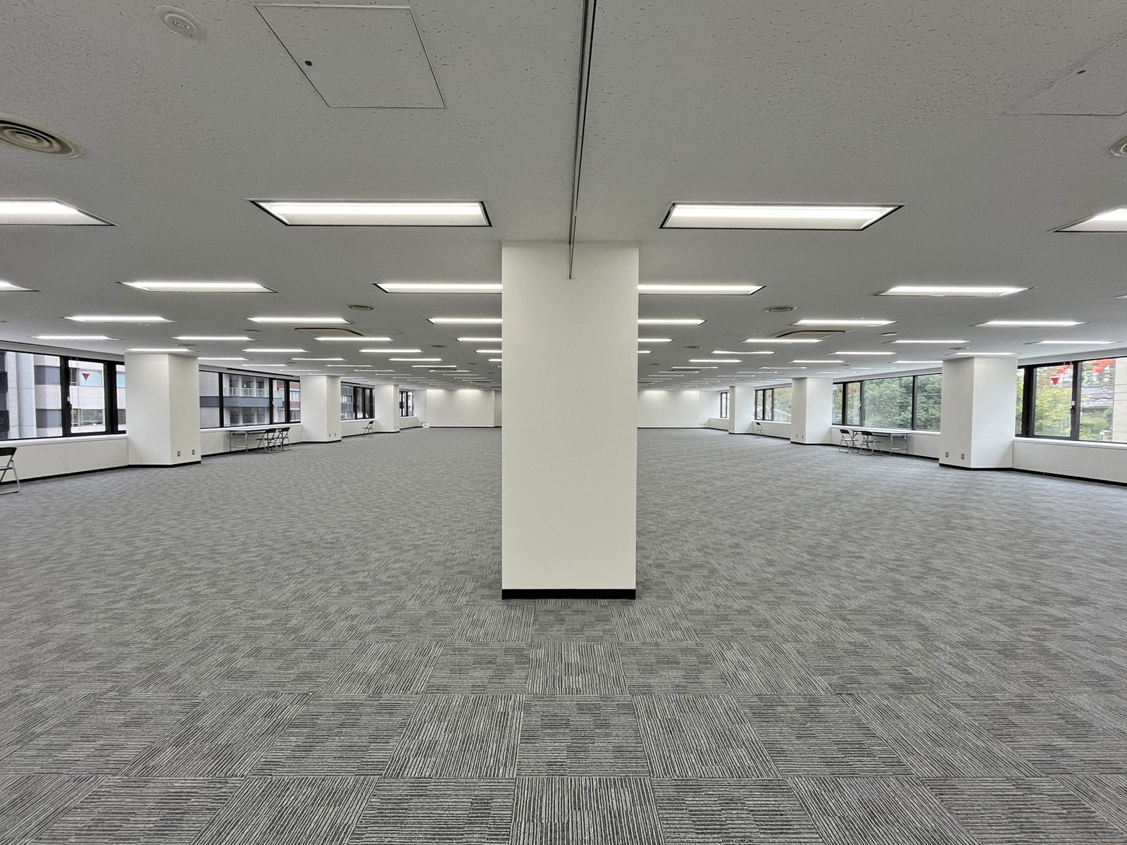 奥行きのあるフロア