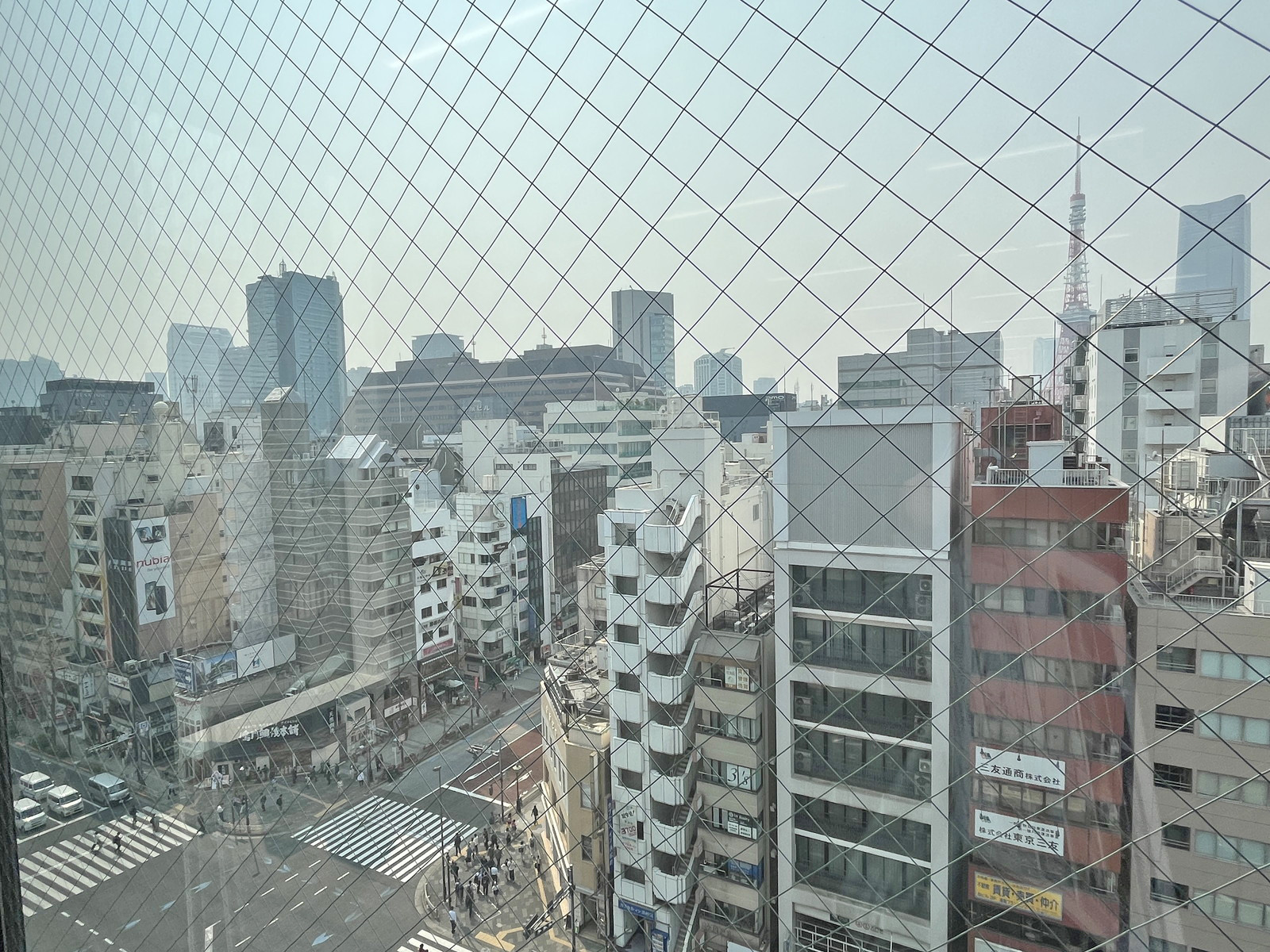 東京タワーも望める眺望