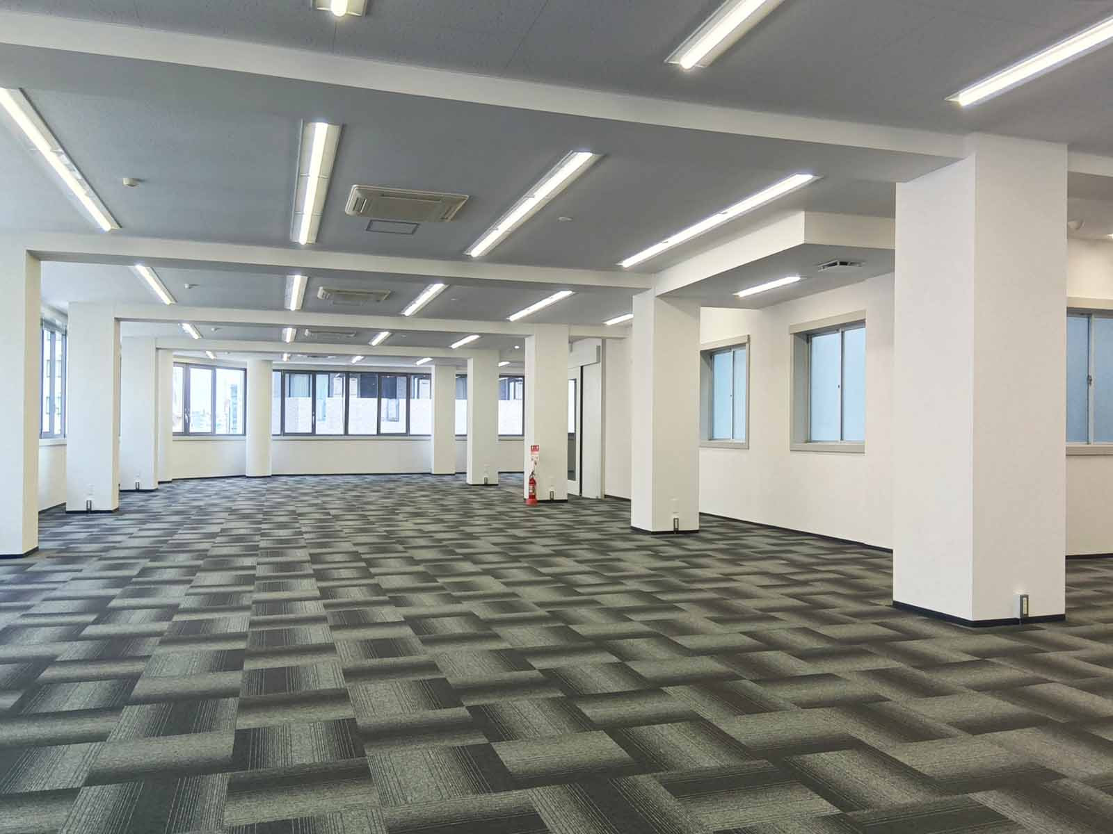 オフィス室内参考画像(601号室・約118坪)