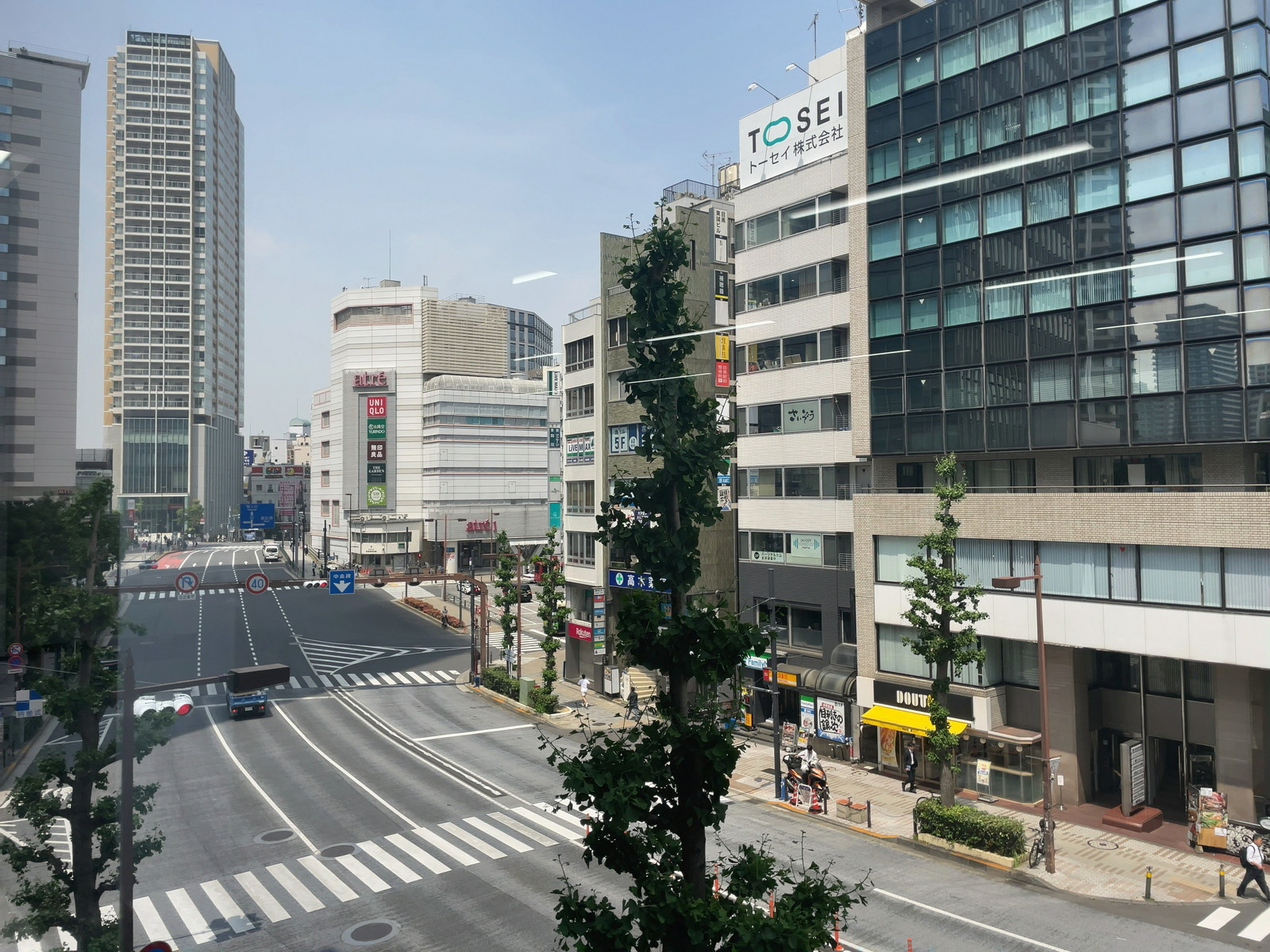 目黒駅を望む眺望