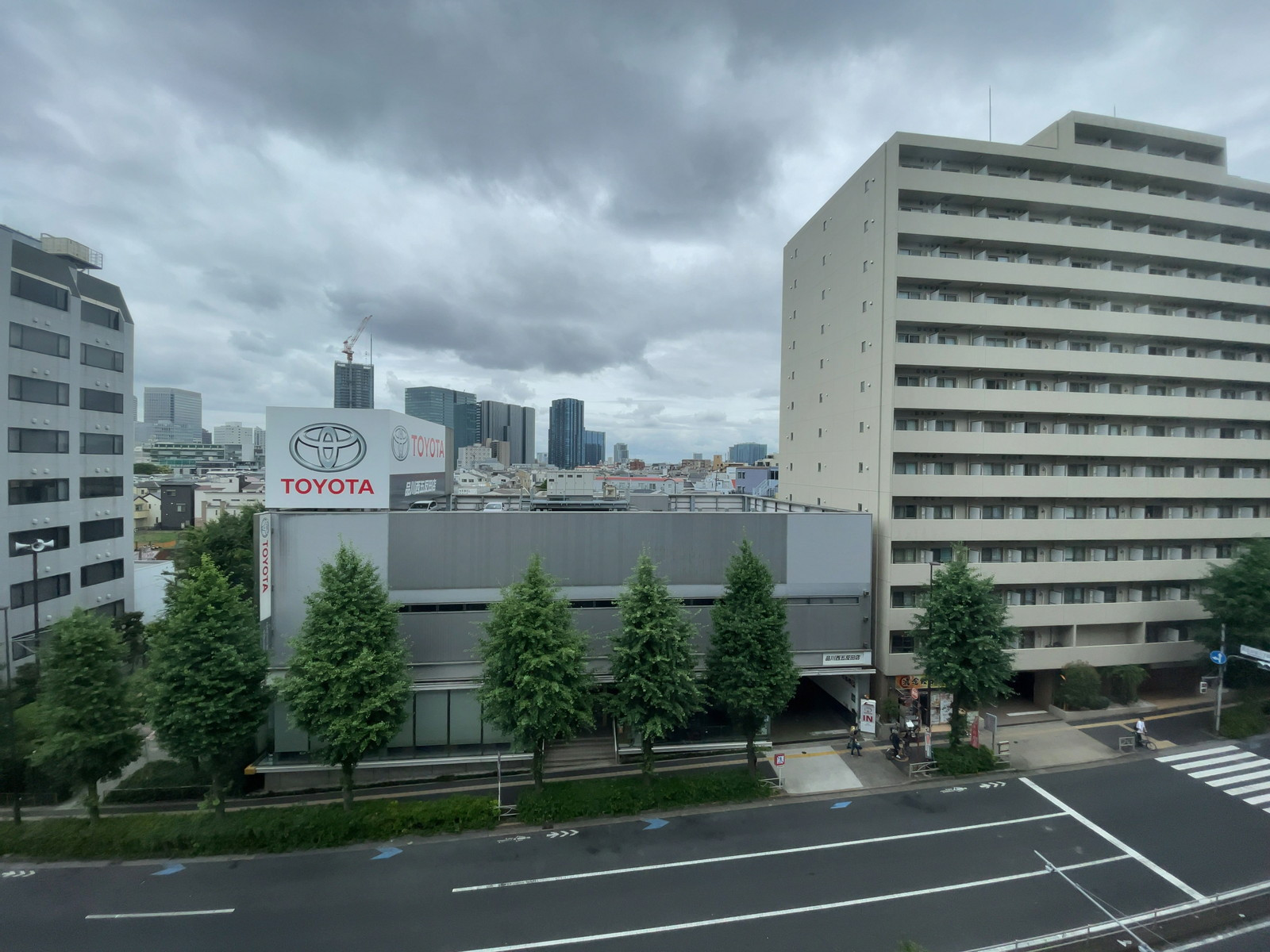 第二京浜を見渡す眺望