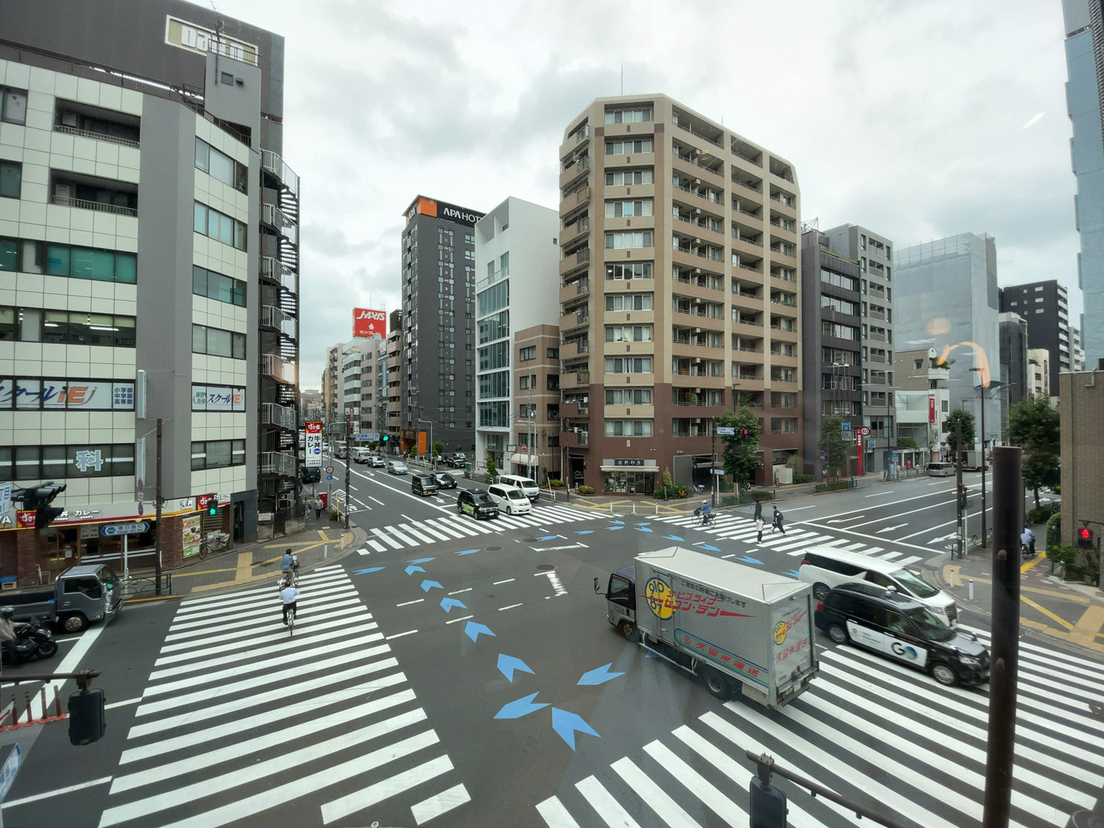 春日通りを望む眺望