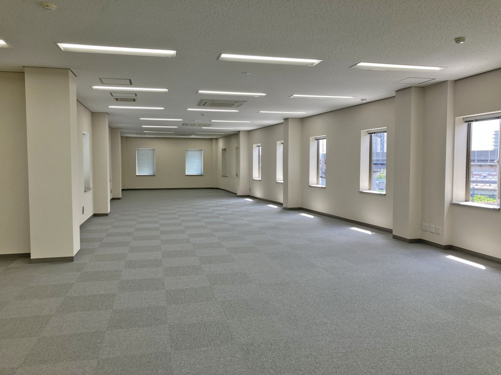奥行きのあるフロア