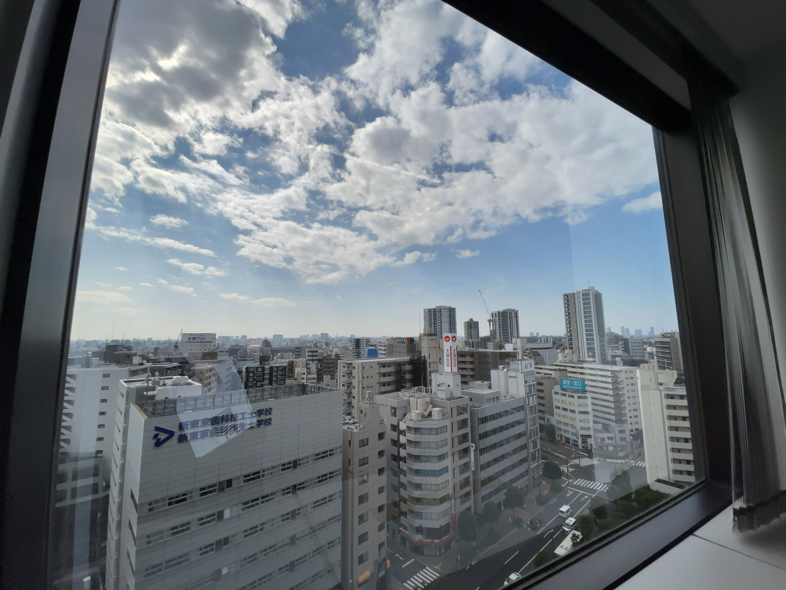 眺望(大森海岸通り方面)