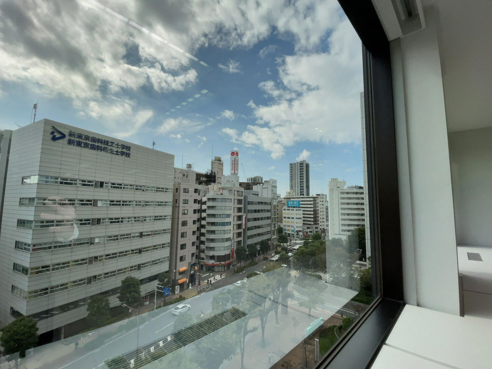 眺望(大森海岸通り方面)