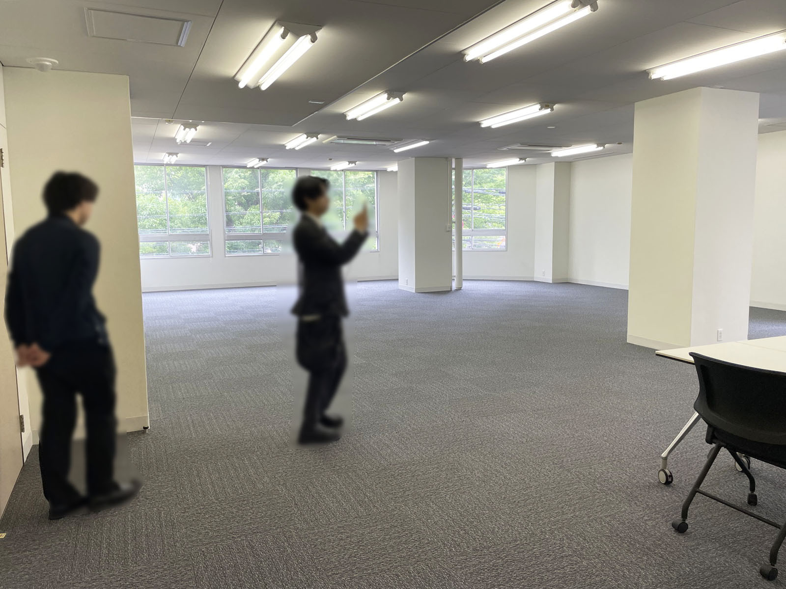 別角度の様子