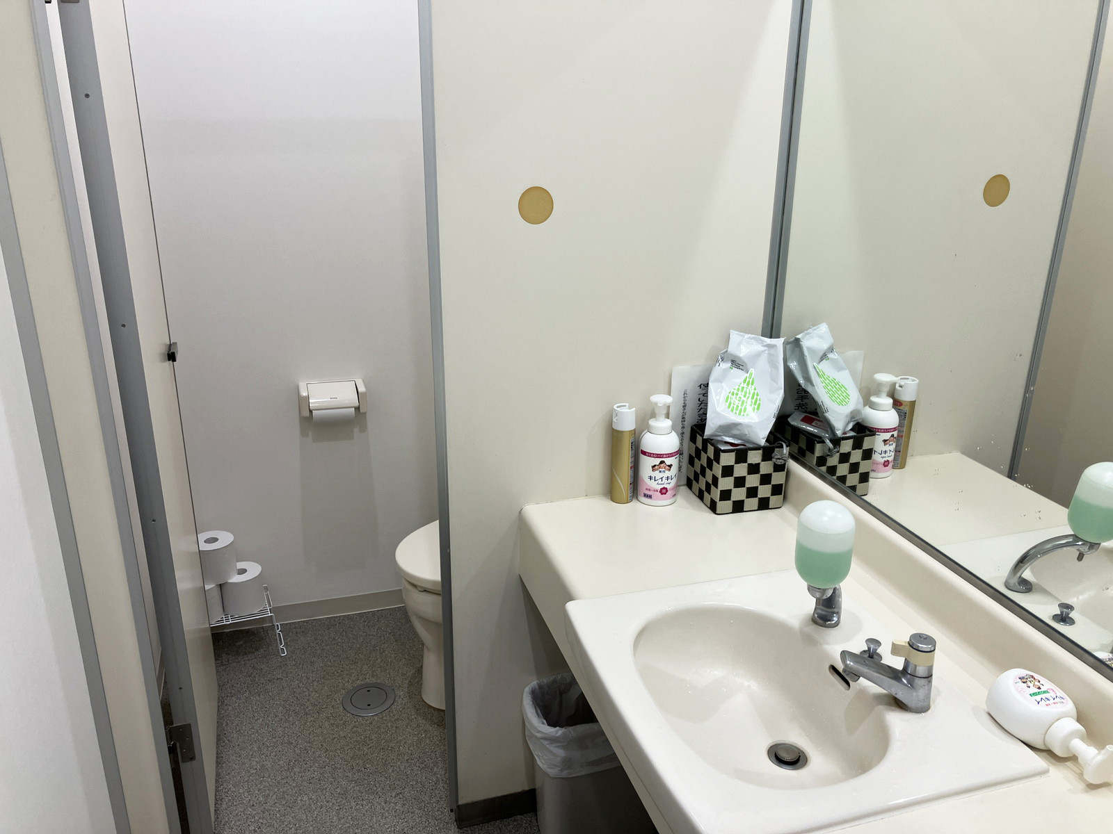 女性用トイレ全体の様子