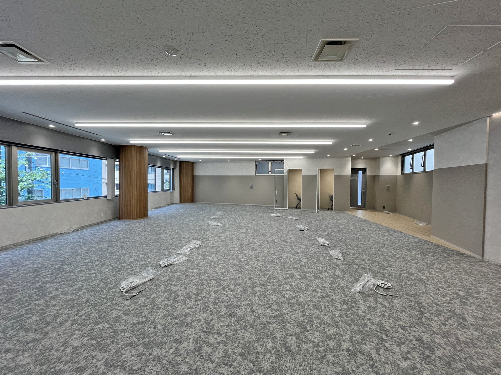奥行きのあるフロア