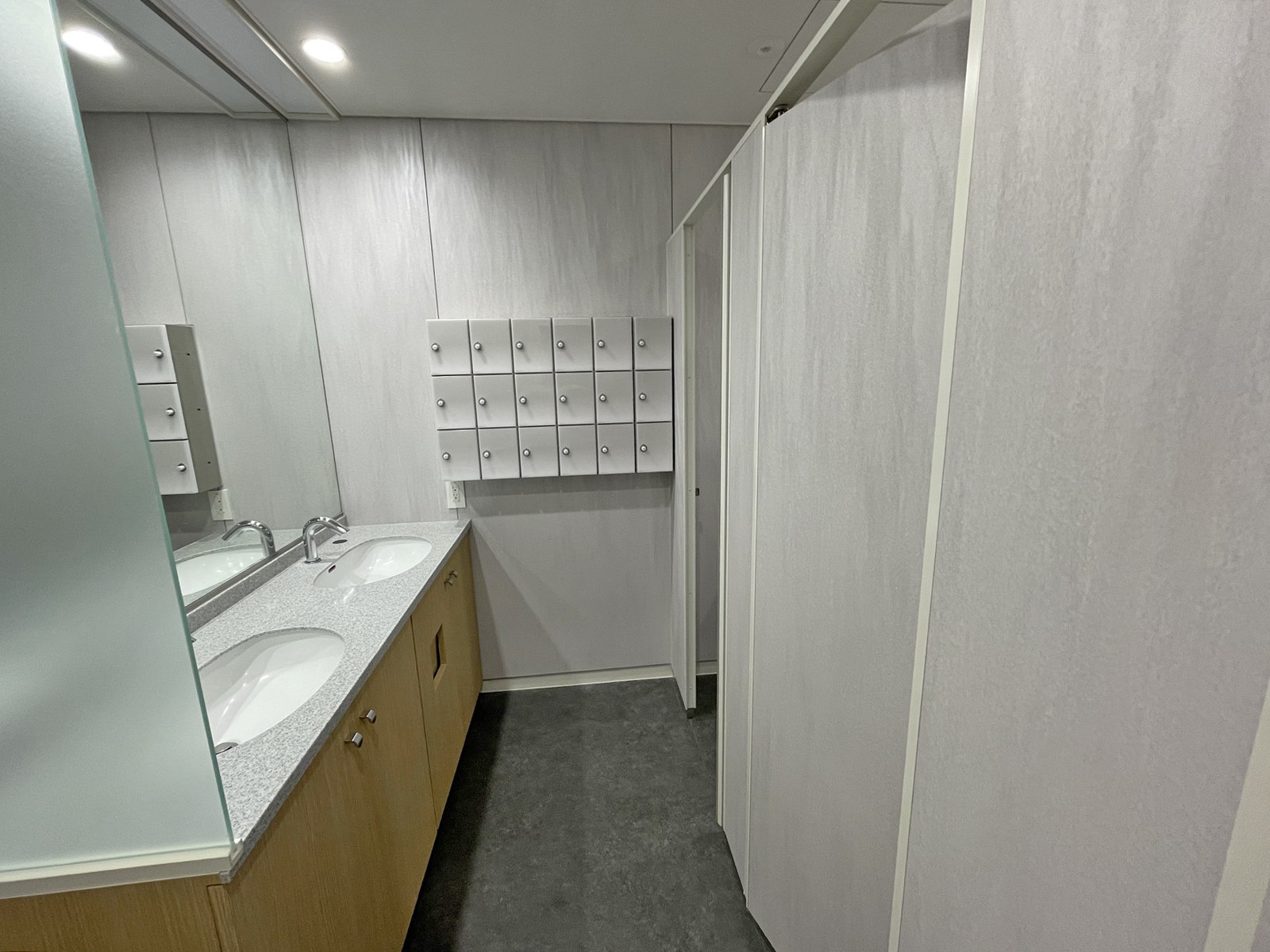 女性用トイレ全体の様子(個室2室)
