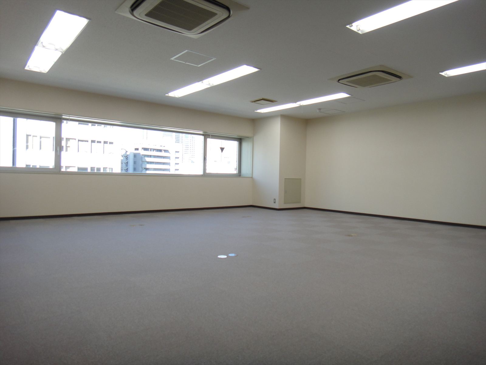 適度な採光が期待できる窓面