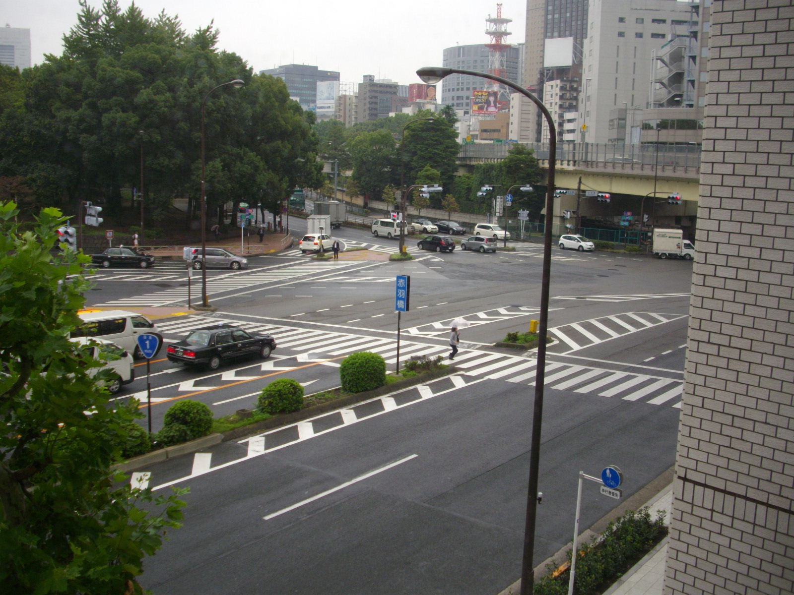 桜田通りを一望